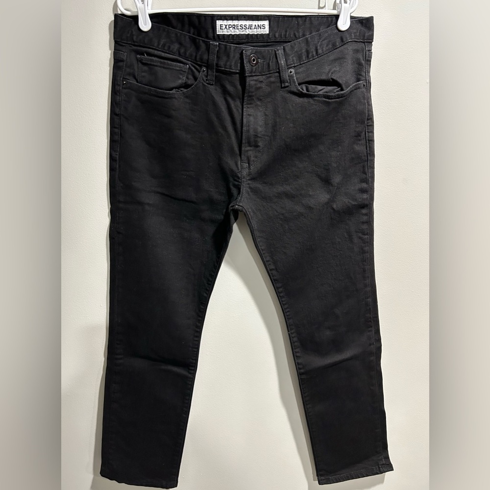 Express brand Rocco 36x30 black jeans